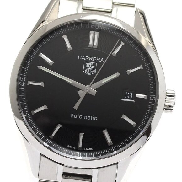 TAG HEUER Carrera WV211B-2 Date black Dial Automatic Men's Watch_887149 - Picture 2 of 6